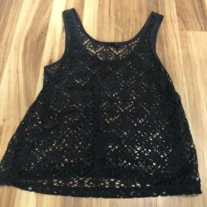 Lace crop top